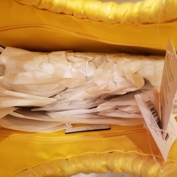 NWT KATE SPADE PICNIC PERFECT LEMON TOTE WICKER - Picture 6 of 12